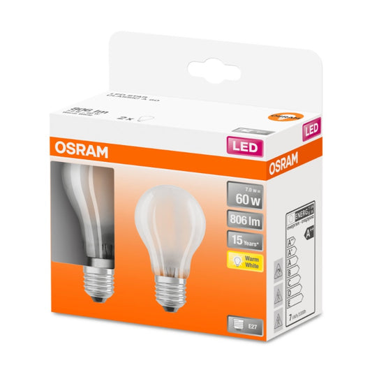 OSRAM 2-pakk pera - 7,5w=60w (3)