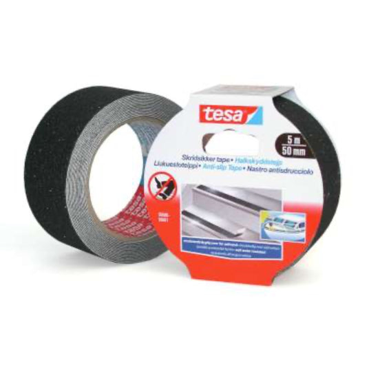 TESA Skridsikker tape, sort - 5m x 50mm (6)