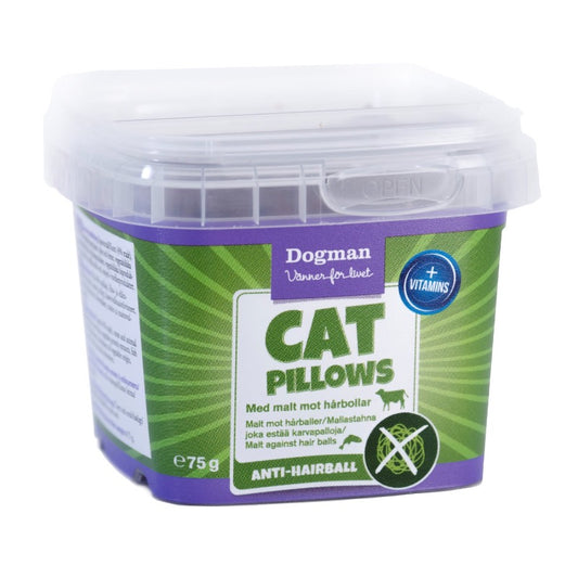 DOGMAN Cat Pillows anti-hårbold - 75 g (6)