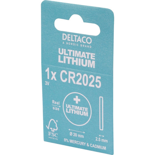 DELTACO Lithium 2025, 3V - 1 stk (50)