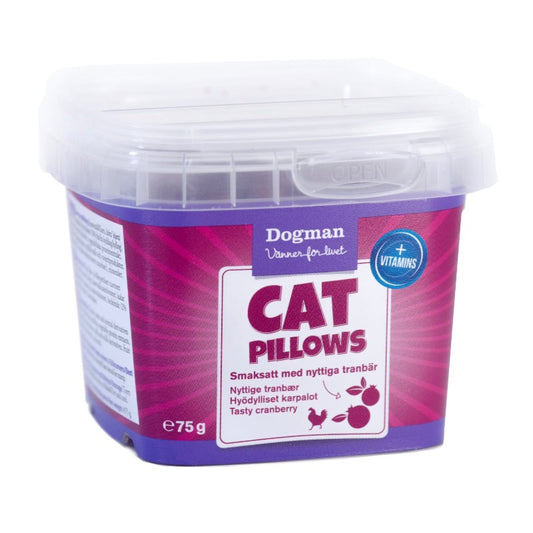 DOGMAN Cat Pillows kylling/tranebær - 75 g (6)