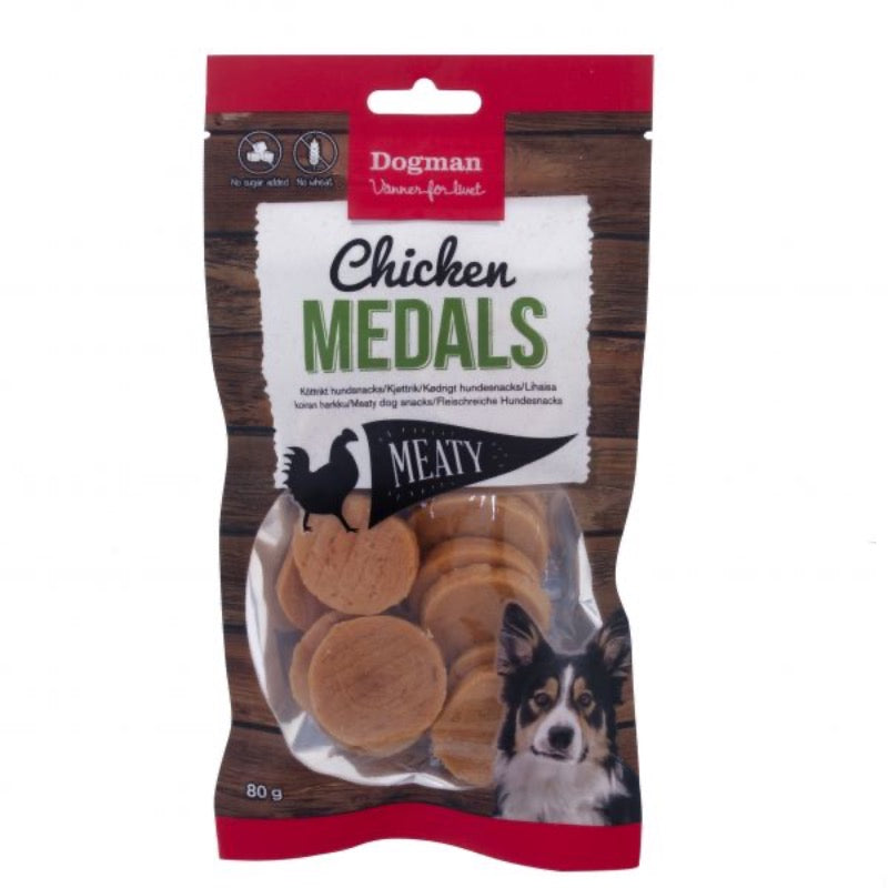 DOGMAN Chicken Medals - 80 g (7)