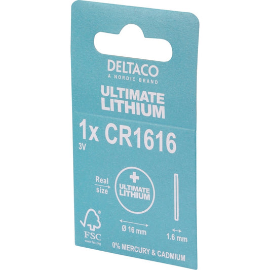 DELTACO Lithium 1616, 3V - 1 stk (70) *