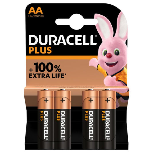 DURACELL Plus AA - 4 stk (20)